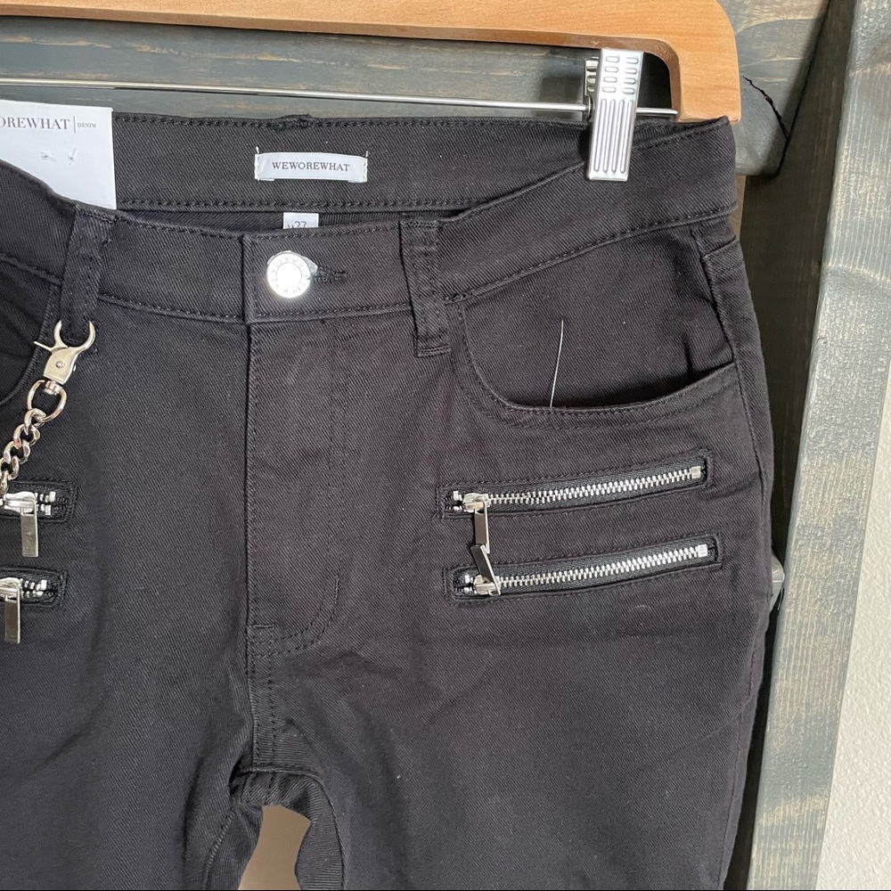 NEW | WeWoreWhat Rocker Low Rise Kick Pant - Picture 5 of 14